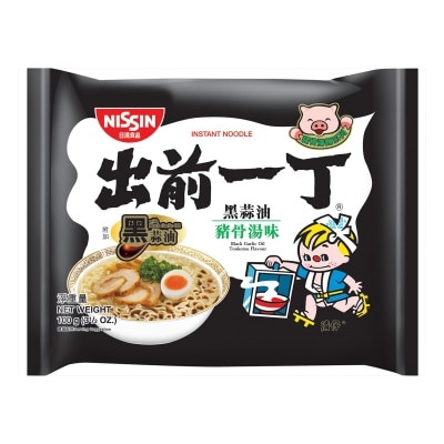 出前一丁 黑蒜油豬骨湯味即食麵