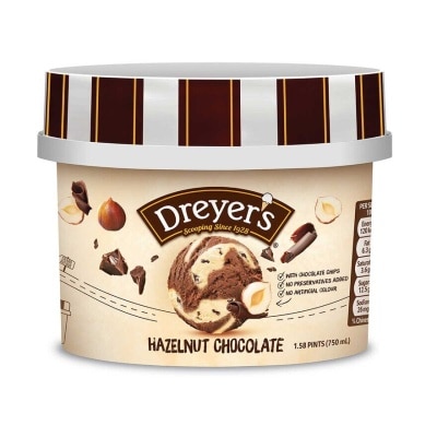 DREYER'S Grand Hazelnut Chocolate Ice Cream