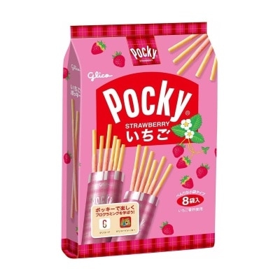 GLICO Pocky Strawberry Biscuit