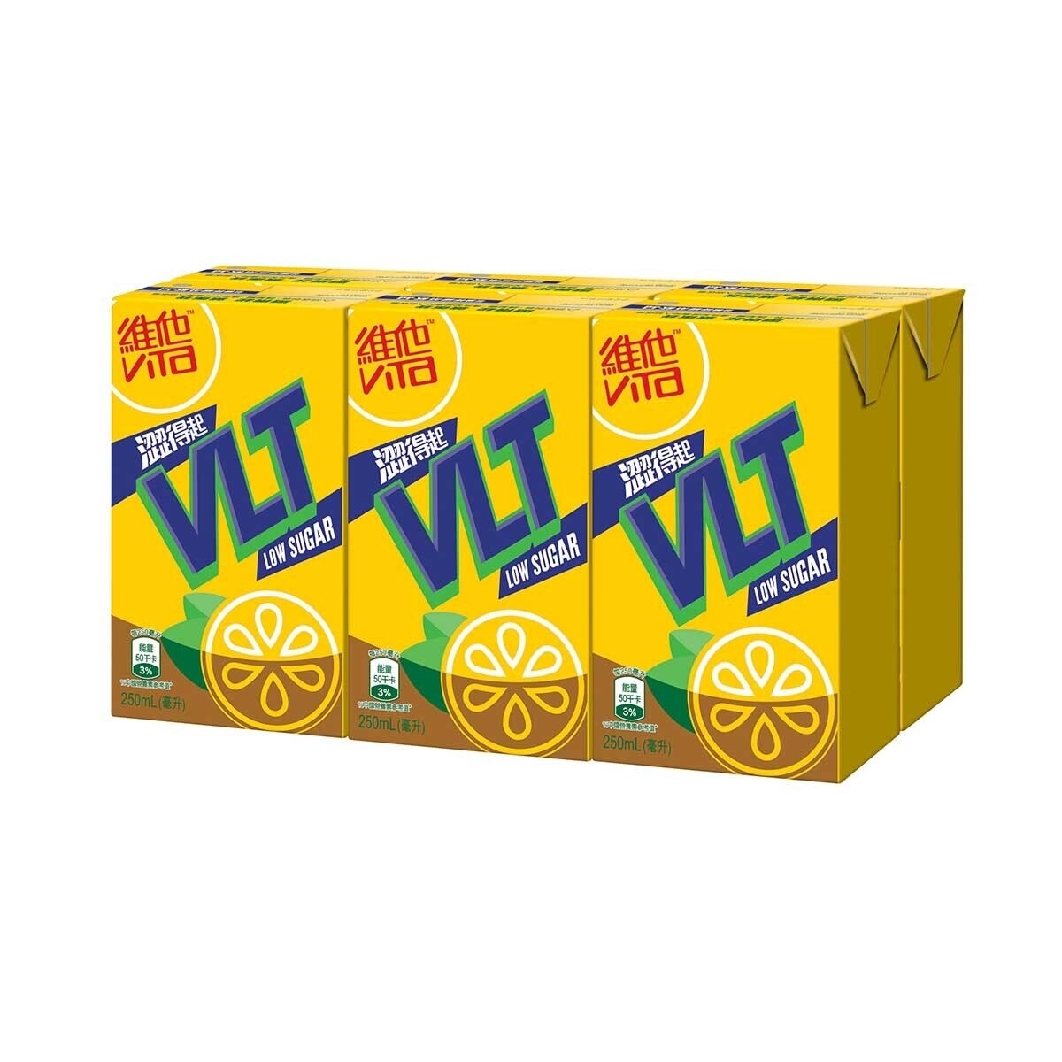 VITA Vita Low Sugar Lemon Tea Drink 250ml X 6's