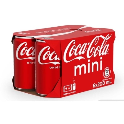 COCA-COLA Coca-cola Mini Can 200ml 6p