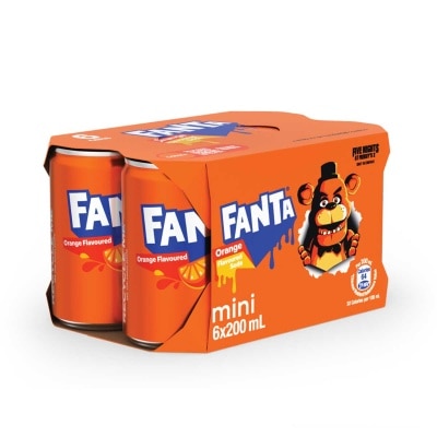 FANTA Orange Flavoured Soda Mini Can