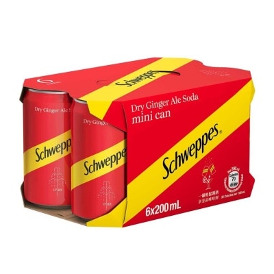 SCHWEPPES Dry Ginger Ale Mini Can