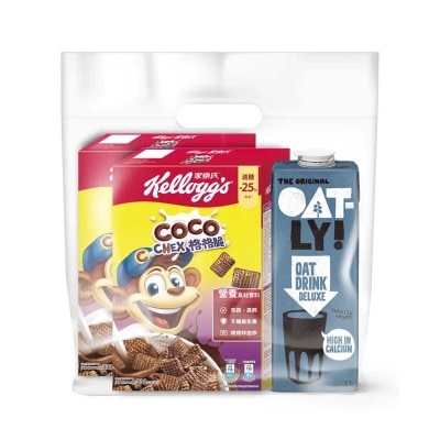 家樂氏 格格脆 330g*2 送oatly高鈣香濃燕麥飲品 1公升