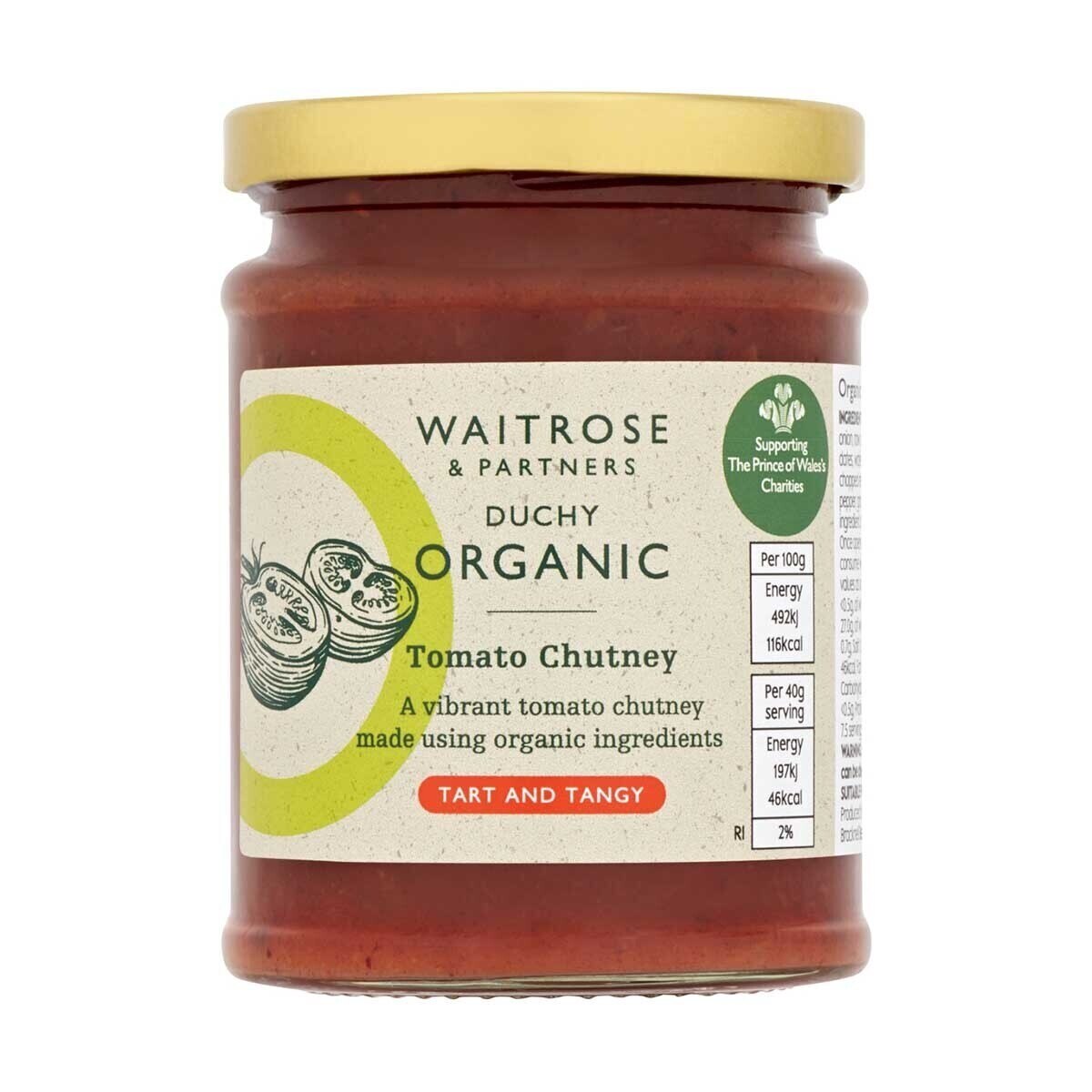 WAITROSE DUCHY Organic Tomato  Chutney