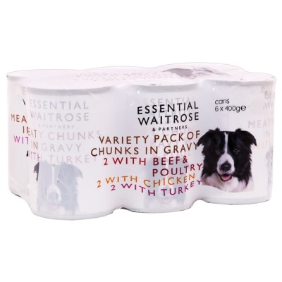 ESSENTIAL WAITROSE Dog Food - Pack Of Chunks In Gravy