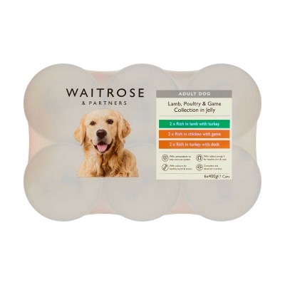 WAITROSE 狗罐頭—雞肉火雞鴨肉羊肉果凍