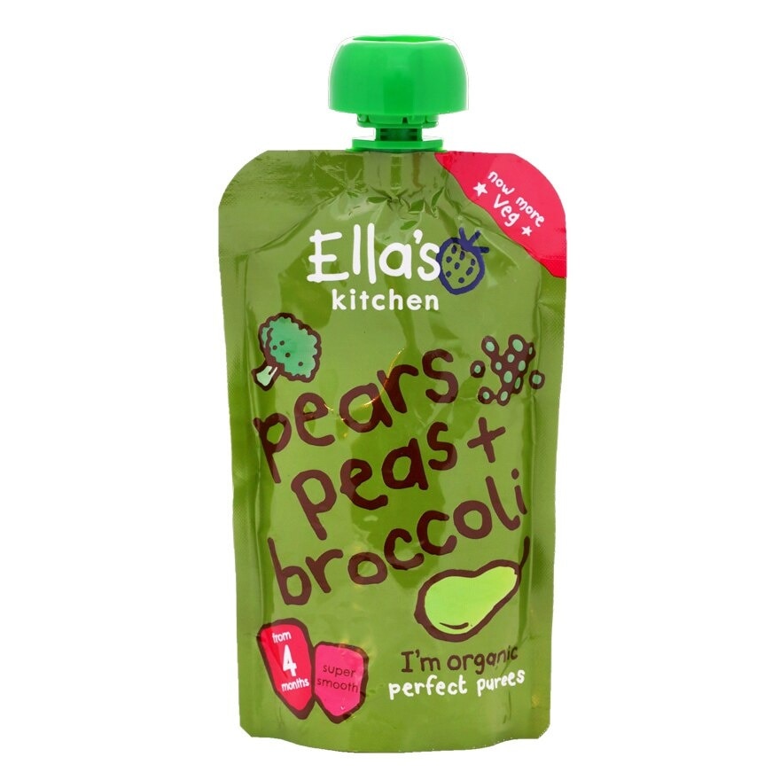 ELLA'S KITCHEN Ella's Kitchen Broccoli Pears & Peas Smoothie 120g