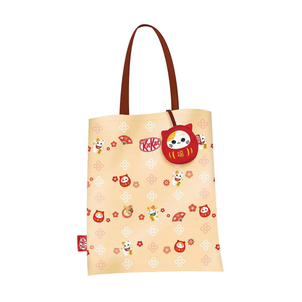 KIT KAT Fortune Cat Tote Bag