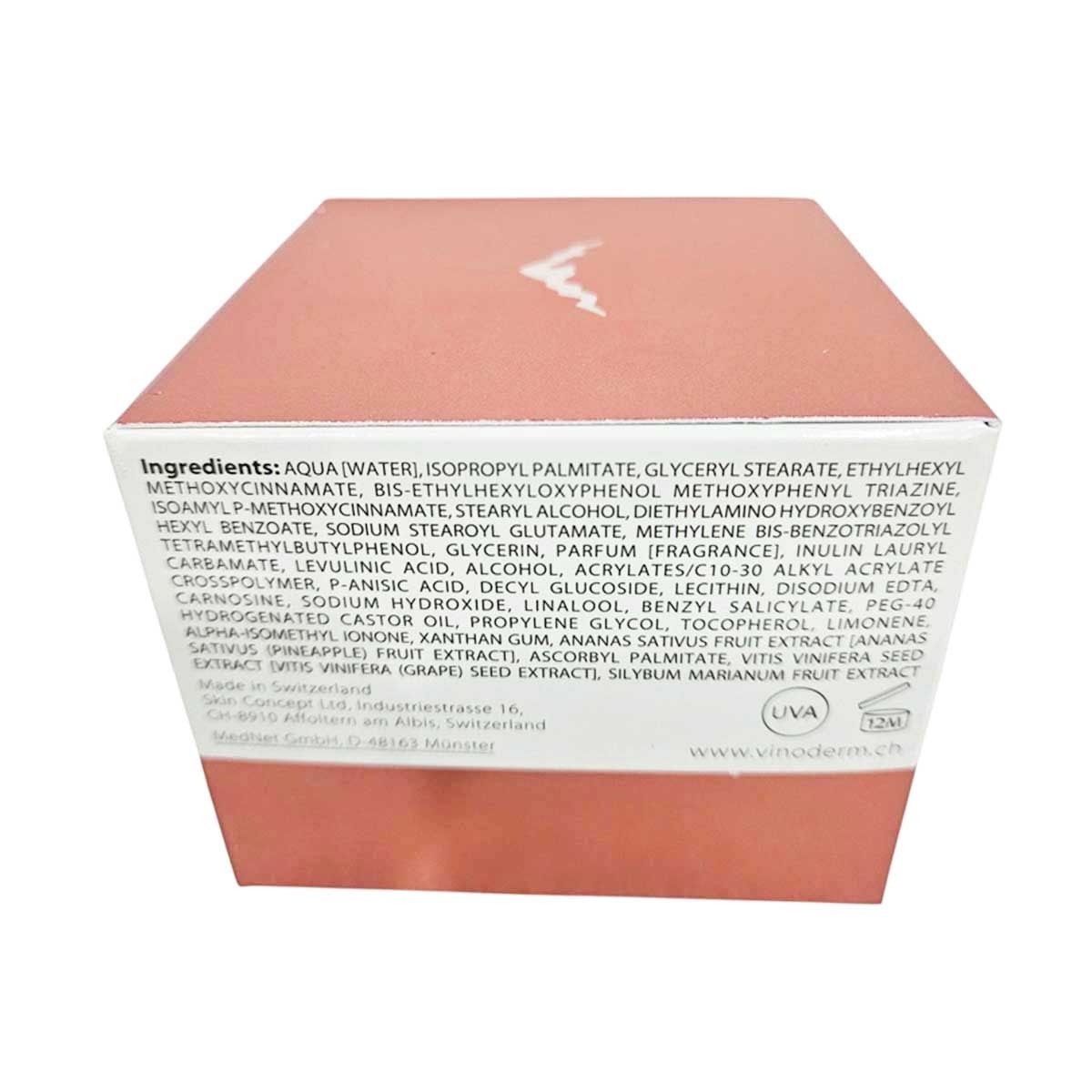 VINODERM 瑞士高效抗衰老系列緊膚日霜spf15(*商戶直送。買滿$600，即免運費)