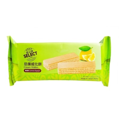 SELECT佳之選 檸檬味忌廉威化餅 (新舊包裝隨機發貨)