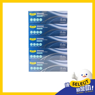 SELECT Facial Tissue 3ply – Natural (random Packaging) image