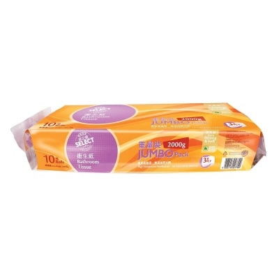 SELECT Bathroom Tissue – Jumbo 2000g 3ply