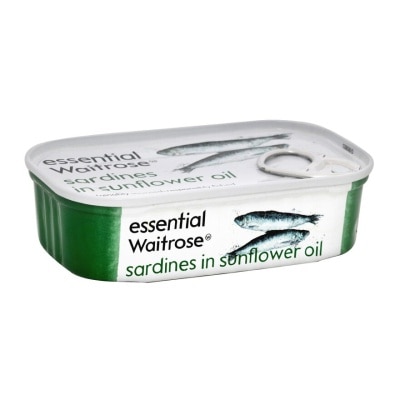 ESSENTIAL WAITROSE Sardines In Sunflower Oil