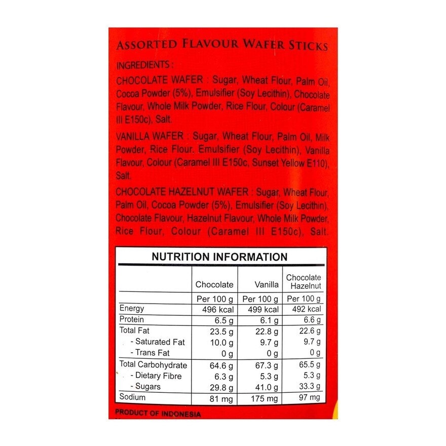 芘詩 什錦忌廉威化筒