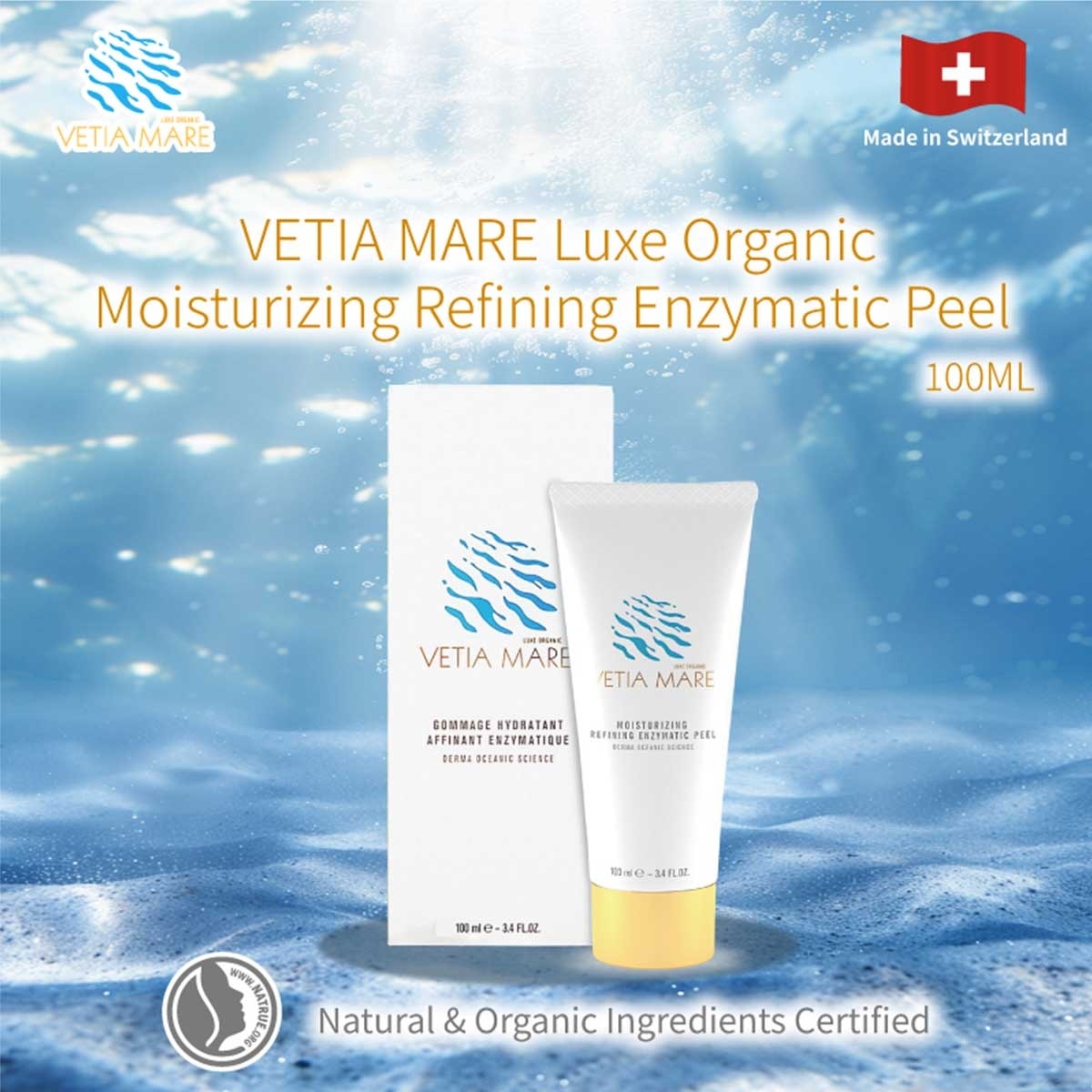 VETIA MARE Moisturizing Refining Enzymatic Peel(*supplier Direct. Buy Over $600, Free Delivery)
