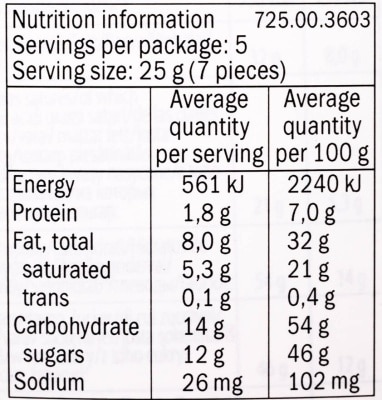 HAMLET 朱古力片(榛子味)