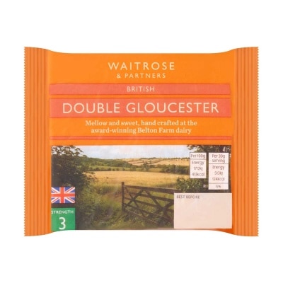 WAITROSE Double Gloucester [ Uk](chilled 0-4°c)