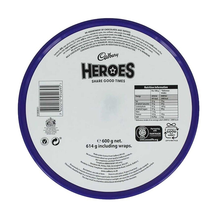 CADBURY Heroes Tub