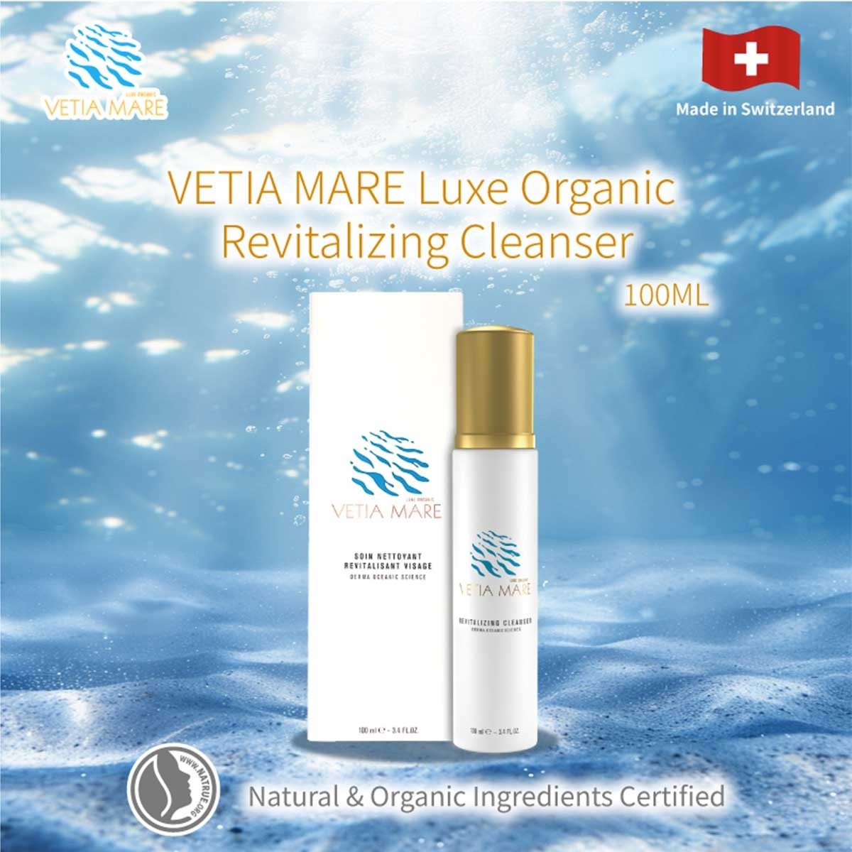 VETIA MARE Revitalizing Cleanser 100ml(*supplier Direct. Buy Over $600, Free Delivery)