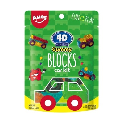 AMOS 4D積木車仔軟糖