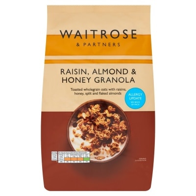 WAITROSE 提子、杏仁、蜜糖燕麥脆