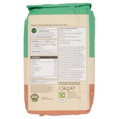 WAITROSE 有機高筋麥芽麵包粉 image