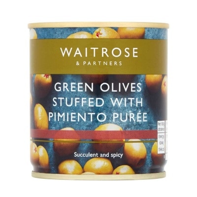 WAITROSE - Stuffed Green Olives W Pimnto