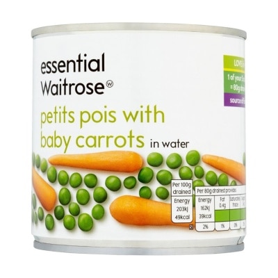 WAITROSE Petit Pois & Baby Carrots