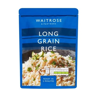 WAITROSE Microwaveable Rice Long Grain