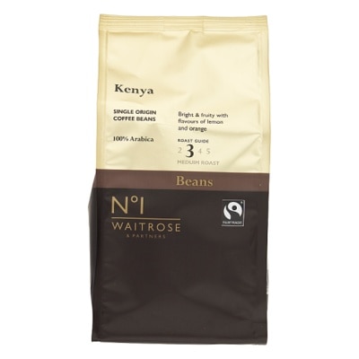 WAITROSE N1 Coffee Beans Kenya Aa Coffee Beans