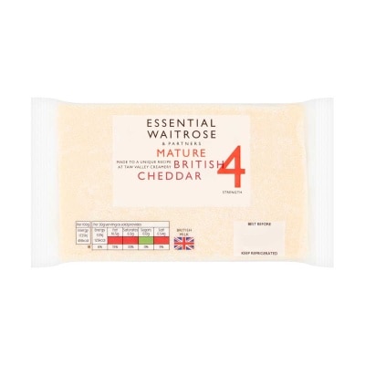 ESSENTIAL WAITROSE Mature British Cheddar S4 [uk](chilled 0-4°c)