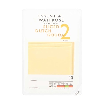 ESSENTIAL WAITROSE - 荷蘭高達芝士片１０片裝[荷蘭](冷凍 0-4°c)