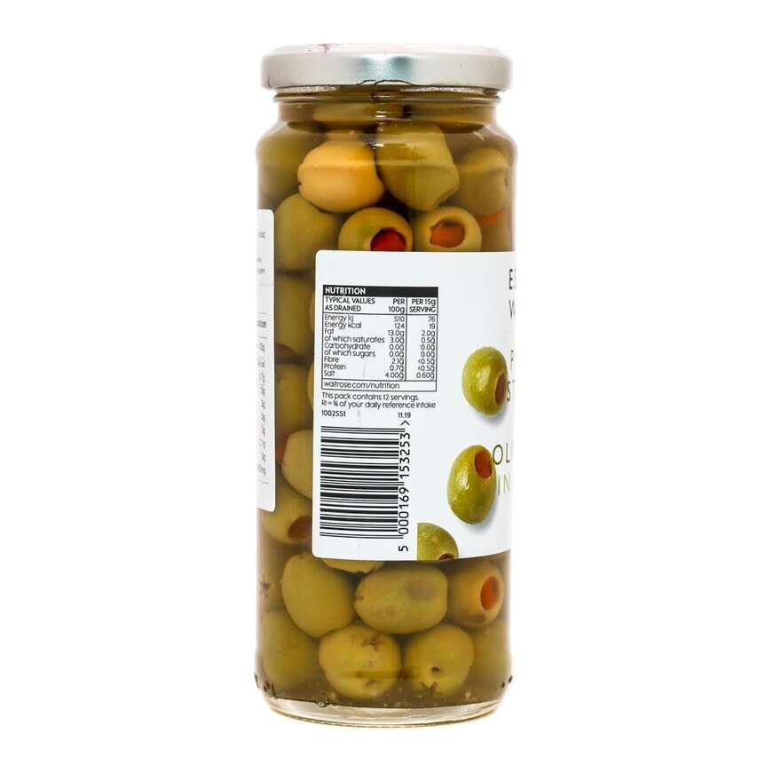 WAITROSE Stuffed Spanish Green Olives