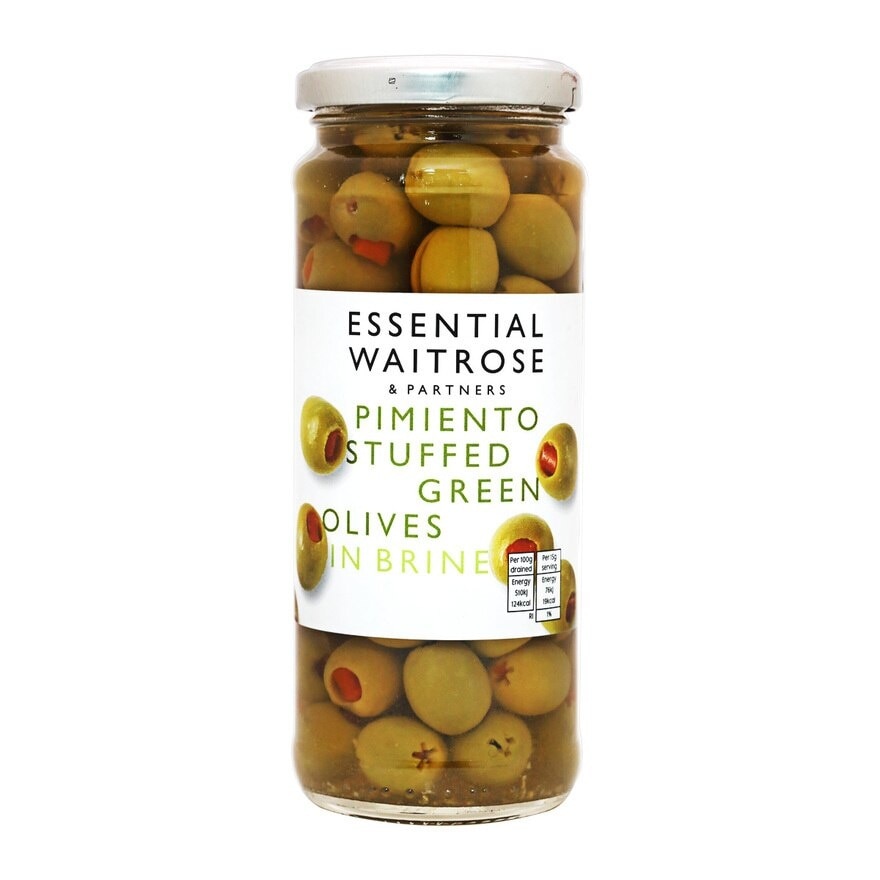 WAITROSE Stuffed Spanish Green Olives