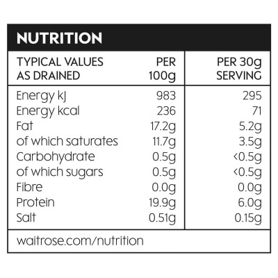 WAITROSE 意大利馬蘇里拉芝士 (冷凍 0-4°C)