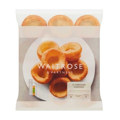 WAITROSE Frozen Yorkshire Puddings 12s (frozen -18°c)
