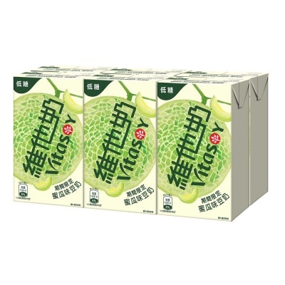維他奶 低糖蜜瓜豆奶６包裝 image