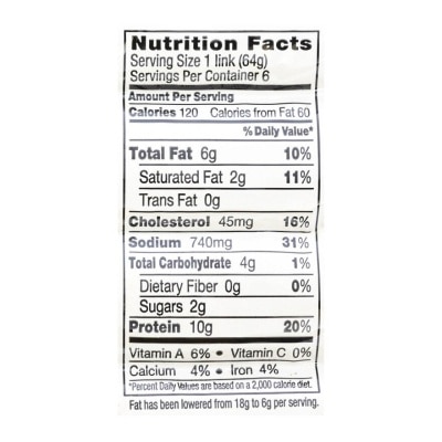 JOHNSONVILLE Turkey Cheddar [united States](chilled 0-4°c)