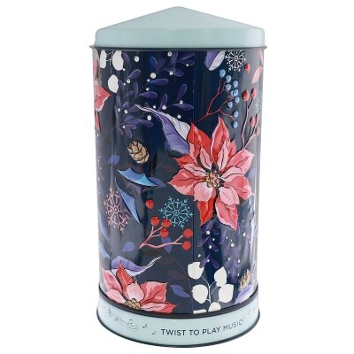 AHMAD TEA 冬日奇妙圓罐音樂盒—英式早餐茶