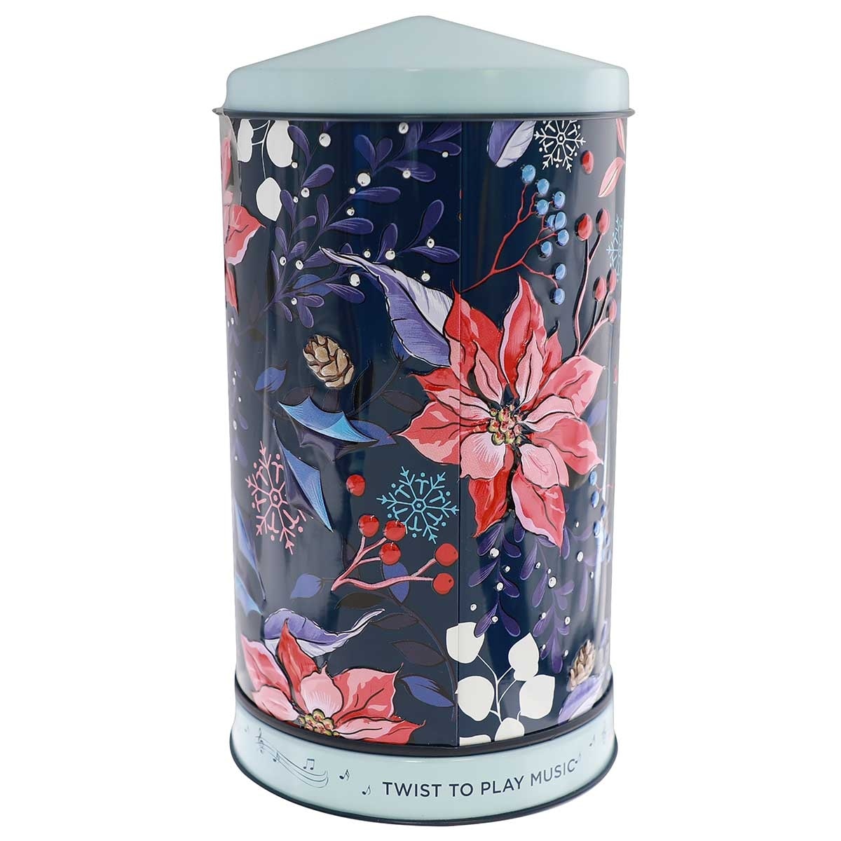 AHMAD TEA 冬日奇妙圓罐音樂盒—英式早餐茶