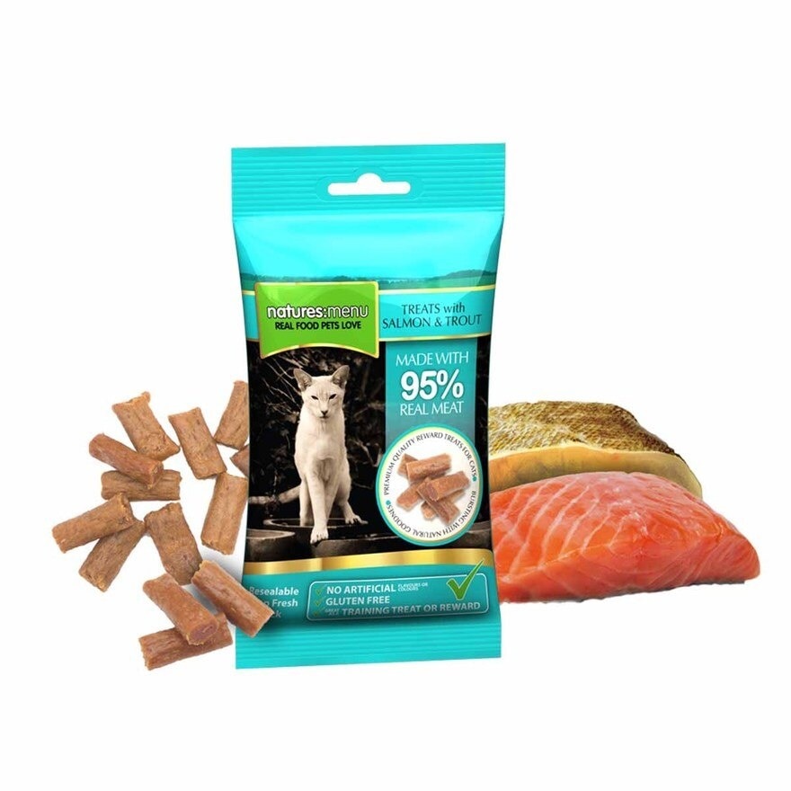 NATURES MENU Cat Treats Salmon & Trout