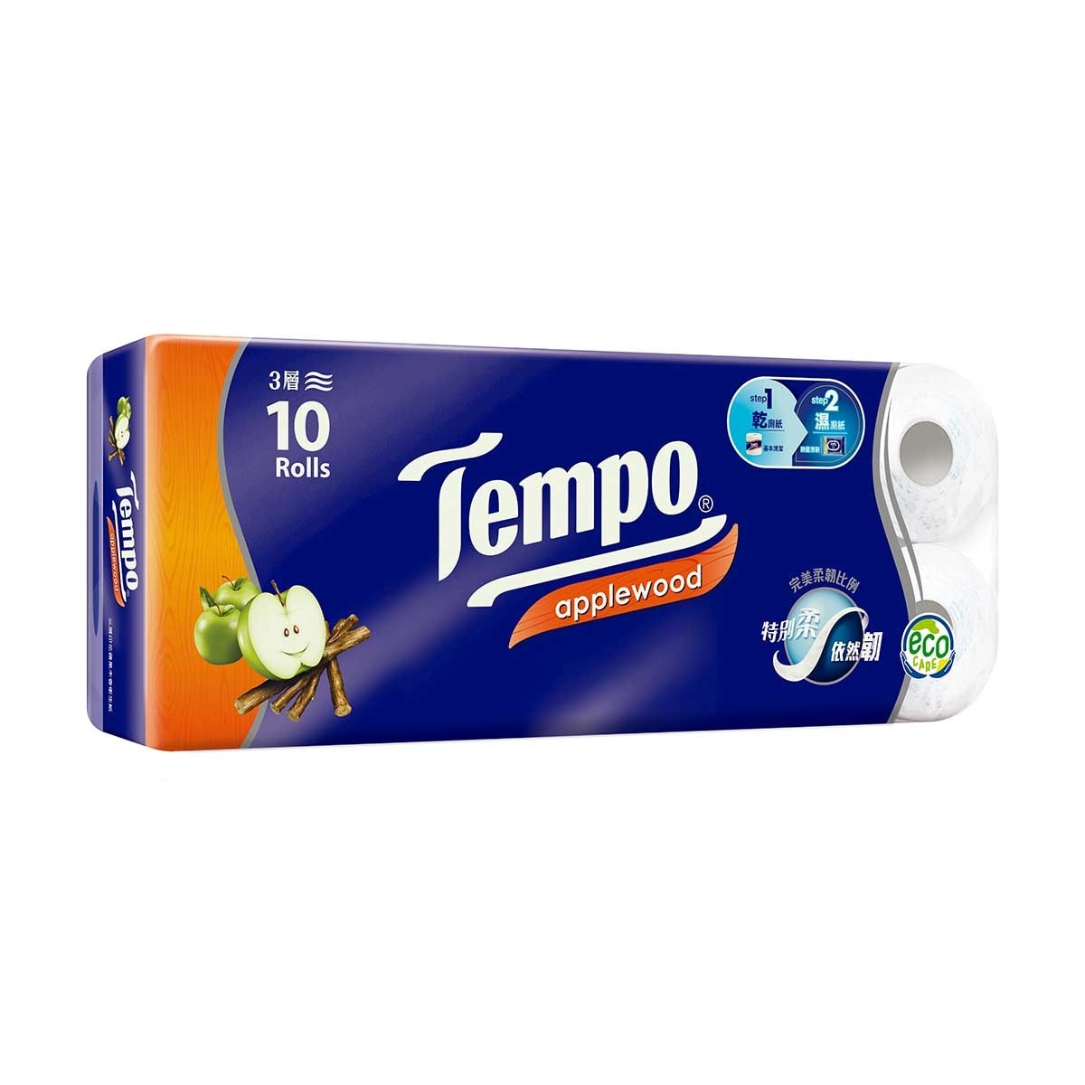 TEMPO Tempo Bathroom Tissue 3ply Applewood