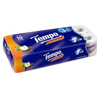 TEMPO得寶 得寶 三層印花蘋果木衛生紙10's