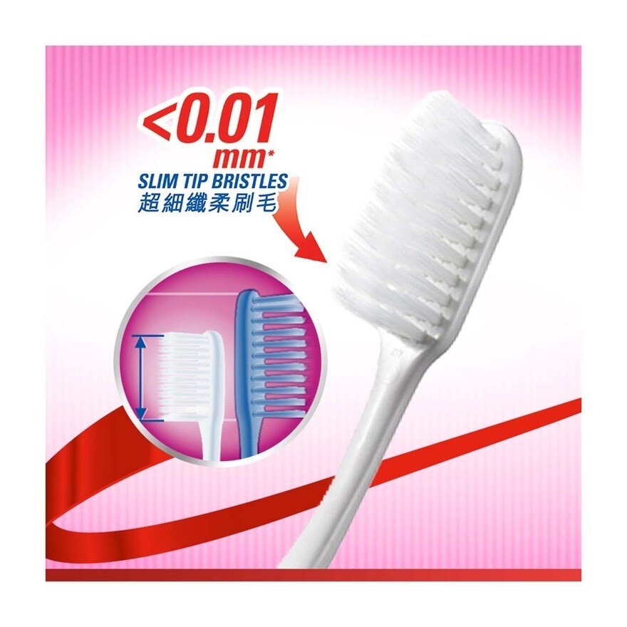 COLGATE Slim Soft Ultra Compact (ultra Soft) Toothbrush 3s (old Or New Packaging Random Delivery)