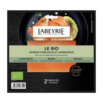 LABEYRIE 有機煙三文魚 (冷凍 0-4°C)