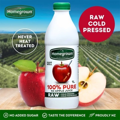 HOMEGROWN - Cold Pressed Nz Apple Juice 1l