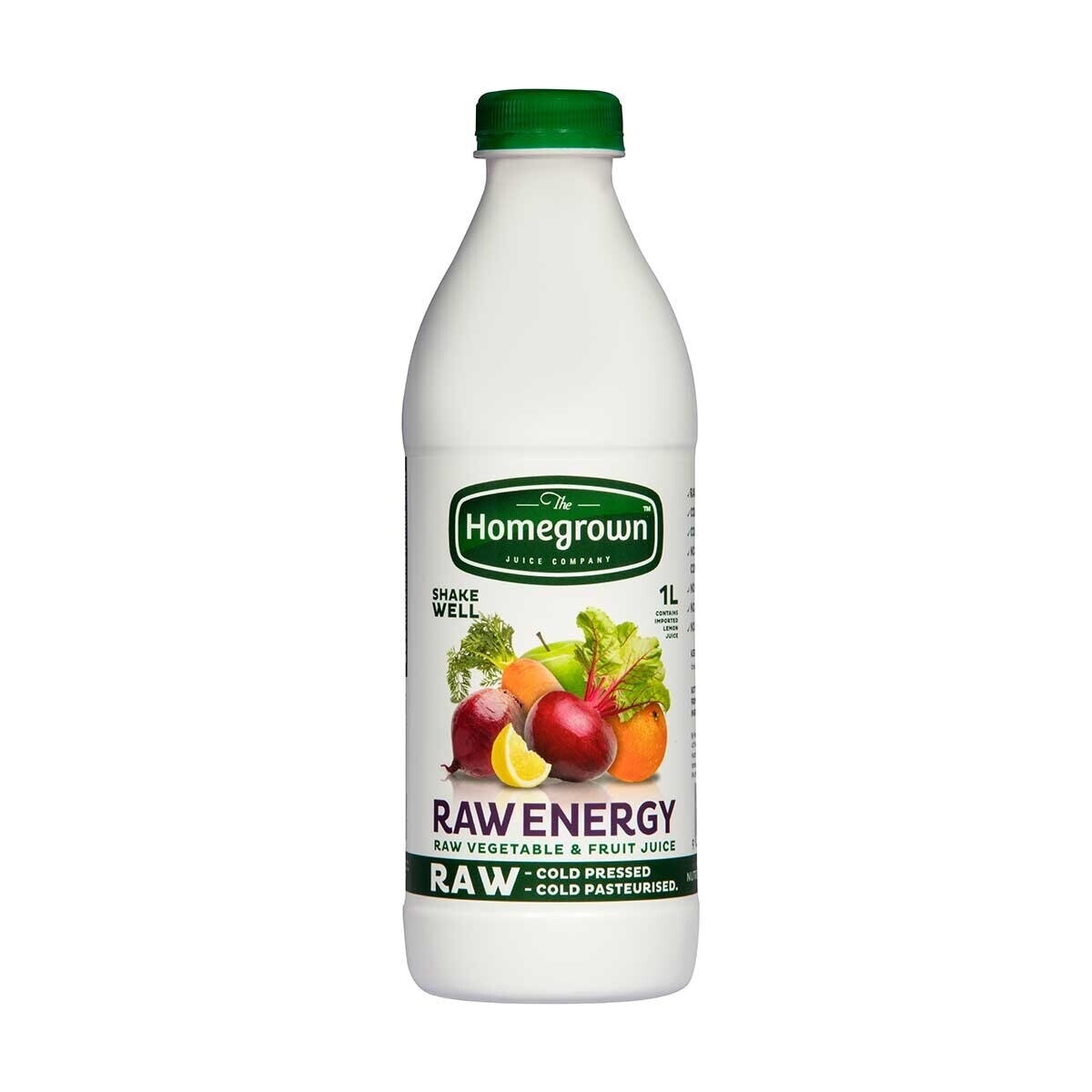 HOMEGROWN Raw Energy - Cold Pressed F&v Juice (chilled 0-4°c)