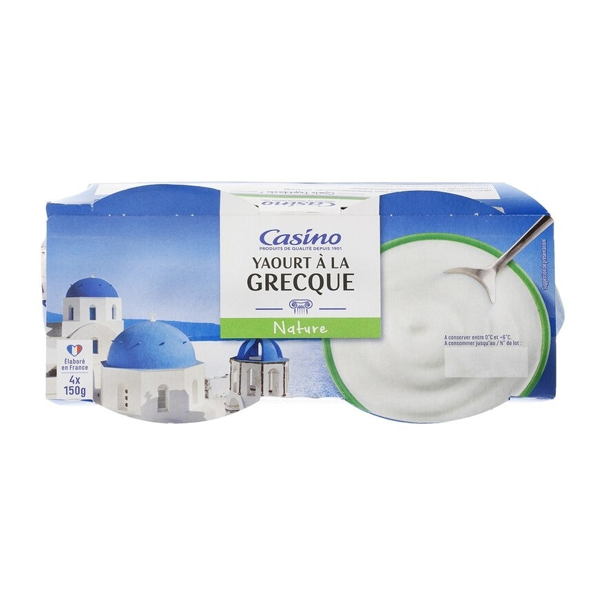 CASINO Natural Greek Yogurts [france](chilled 0-4°c)