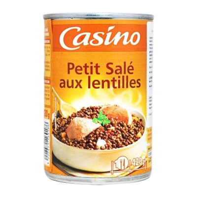 CASINO Salt Pork  Lentils